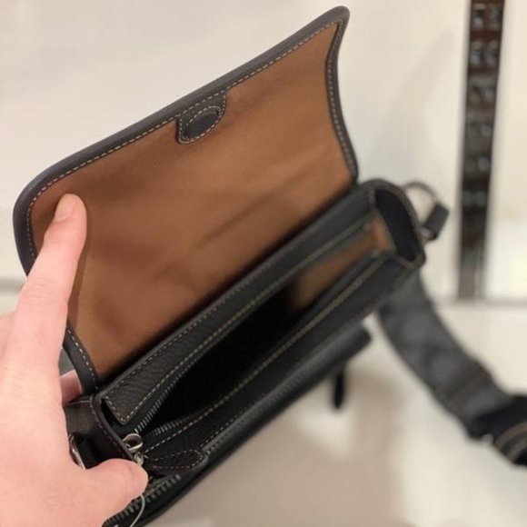 NWT Coach CC032 QBTUP Sullivan Flap Crossbody in Blocked Signature Canvas - Picture 5 of 15